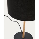 Kave Home Crna stolna lampa s tekstilnim sjenilom (visina 45 cm) Pina – | shoptok.hr