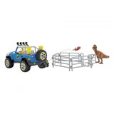 Schleich terensko vozilo s dinosaurusom, set figura | shoptok.hr