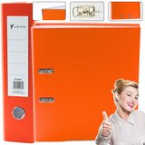 Registrator A4 širine 75mm s kapacitetom do 500 listov 80 g/m2 - oranžna | Shoptok.si