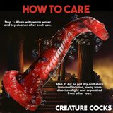 Creature Cocks King Cobra Silicone Dildo Red | shoptok.hr