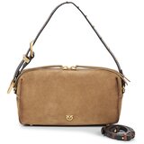 Pinko Torbe BAULETTO TRITTICO SUEDE SPRAYI 106761 A3DB Bež | Shoptok.si
