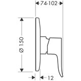 Hansgrohe Metris Chrome mešač 31686000 Cene