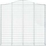  Lučne gabionske košare 4 kom 200x30x180/200cm pocinčano željezo | shoptok.hr