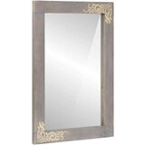 vidaXL Zrcalo za kupaonicu s ogledalom Siva i srebrna 50 x 70 x 3 cm Cijene