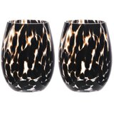 Widdop & Co. Hestia - Čaše set 2- Hestia, Dark Brown, Tortoise Shell, Tumbler | Eponuda.com