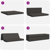 SOFA na razvlačenje 200 x 67 x 45 cm Tamnosiva | shoptok.hr