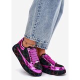 GOE Women's Decorated Sneakers On Platform Black | shoptok.hr
