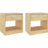  Noćni ormarići 2 kom 40 x 31 x 40 cm od masivne borovine | shoptok.hr
