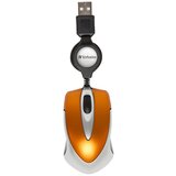 Verbatim Go Mini žičani optički miš, srebrna/lava | shoptok.hr