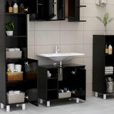  Kupaonski ormarić crni 60 x 32 x 53,5 cm od konstruiranog drva | shoptok.hr