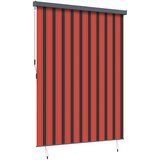 Rolo zavjesa Narančasta i smeđa 200 x 250 cm Tkanina i aluminij | Shoptok.si