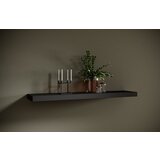 ADRK Zidna polica ANDREA 120 cm 120 cm - CRNA | shoptok.hr