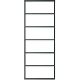  Klizna vrata s priborom ESG staklo i aluminij 76 x 205 cm | shoptok.hr