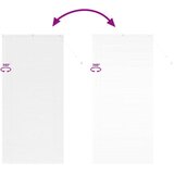vidaXL Okenska roleta z zavesami Drugo Bela 100 x 220 cm Aluminij | Shoptok.si