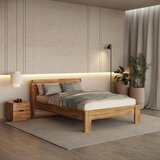 MID.YOU POSTELJA 120 cm x 200 cm , les divji hrast | Shoptok.si