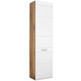 Mömax Garderobna Omara Auris, Bela, Hrast | Shoptok.si