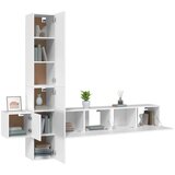  5-dijelni set TV ormarića bijeli od konstruiranog drva | shoptok.hr