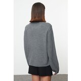 Trendyol Anthracite Basic Turtleneck Knitwear Sweater | ePonuda.com