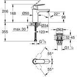 Grohe Eurosmart Cosmopolitan baterija za umivaonik M – Size 23926000 | Eponuda.com