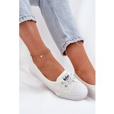 Lee Cooper Ladies Sneakers With Embroidery White | Shoptok.si