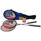 Badminton set sa dve loptice u futroli | ePonuda.com