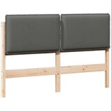 Tapecirani uzglavlje Prirodna i svijetlo siva 120 cm | shoptok.hr
