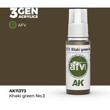 AK Interactive Khaki green No.3 17ml - 3rd Gen Akrilna Boja AK11373 Cene
