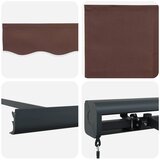 Tenda na ručno uvlačenje smeđa 400 x 300 cm | shoptok.hr