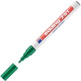 Marker permanentni lakirajoči 1-2mm edding 751 zeleni | shoptok.hr