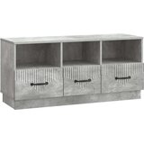 TV omarica Betonsko siva 102 x 34,5 x 47 cm Inženirski les, (5000210682) | Shoptok.si