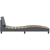  Okvir za krevet Dover tamno sivi 90x190 cm baršun | Shoptok.si