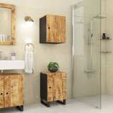Maison Chic Kopalniška omarica - Kopalniški kabinet 38x33x58cm trden mangov les, (21794767) | Shoptok.si
