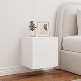  Zidni TV ormarić s LED svjetlima bijeli 40,5 x 35 x 40 cm | shoptok.hr