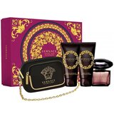 Versace Ženski parfemski set Crystal noir EDT 90 ml+mleko za telo 100ml+gel za tuširanje 100ml+torbica | ePonuda.com