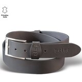 PRINC LEATHER Muški kaiš 201, Kožni, Sivi Cene
