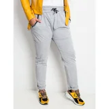 Fashion Hunters Savage gray plus size pants