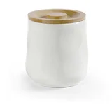 Doza z lesenim pokrovom 9xh10CM / keramika, les, (5000231343)
