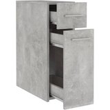 Ormarić za lijekove boja betona 20x45,5x60 cm konstruirano drvo | shoptok.hr