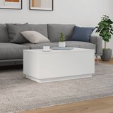  Stolić za kavu s LED svjetlima bijeli 90 x 50 x 40 cm | Eponuda.com
