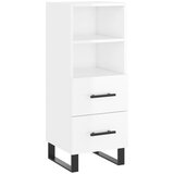 The Living Store Komoda visok sijaj bela 34,5x34x90 cm inženirski les - Komoda, (21503180) | Shoptok.si