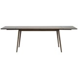 Unique Furniture Smeđi proširiv blagovaonski stol s pločom stola u dekoru hrasta 150x90 cm Barrali – | shoptok.hr