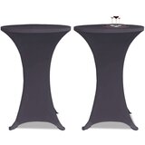  Rastezljivi stolnjak 4 kom 80 cm antracit | shoptok.hr