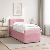  Boxspring krevet s madracem Ružičasta 90 x 190 cm Bar&amp;scaron;un Slike