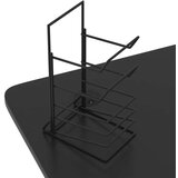 vidaXL Igraći stol LED s nogama u oblika slova Z crni 90 x 60 x 75 cm | shoptok.hr