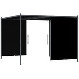  Vrtna pergola s pomičnim krovom 3 x 3 m antracit | shoptok.hr