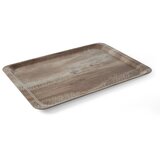 Amer Box posuda za serviranje sa uzorkom drveta od melamina, tamno drvo, 370x530mm | Eponuda.com