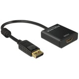 Delock DisplayPort / DVI Priključni kabel [1x Muški konektor DisplayPort - 1x Ženski konektor HDMI] 0.20 m Crna | Eponuda.ba