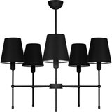  Luster na šipci MADELA 5xE14/40W/230V crna | Eponuda.com