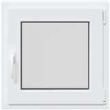 vidaXL Kletno okno "RISOR" 50x50 cm vrtljivo-nagibno DIN desno belo | Shoptok.si