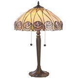 Endon 112184 - Stona lampa Tiffany HUTCHINSON 2xE27/10W/230V prečnik 40 cm | Eponuda.com